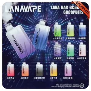 Lana Bar BC 6000 Puffs 一次性電子煙